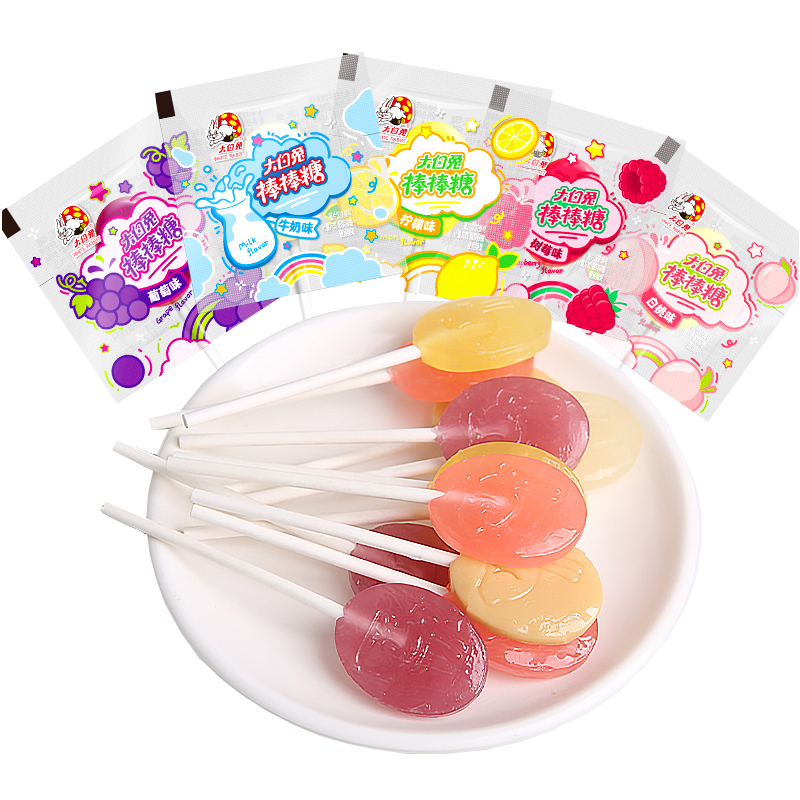 兔大白兔棒棒糖散装250g婚庆结婚喜糖混合味年货礼物儿童休闲零食品高清大图