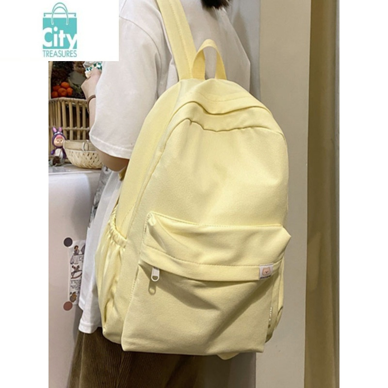 bangdou苏在在同款书包女学生韩版初中小清新大容量森系双肩包女少女