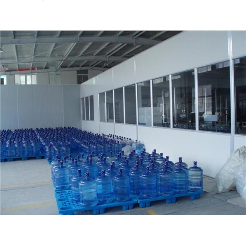 家用18.9升PC大桶压口饮水机用纯净水5加仑桶装水矿泉水桶上新 浅蓝色