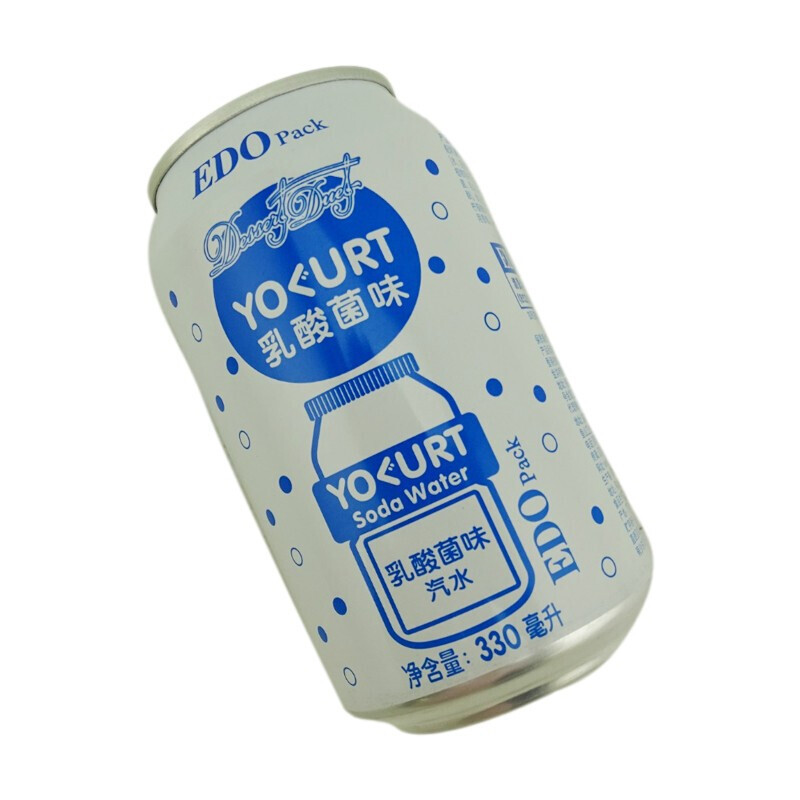 edo pack饮料乳酸菌味汽水330ml 碳酸饮料夏季饮品整箱