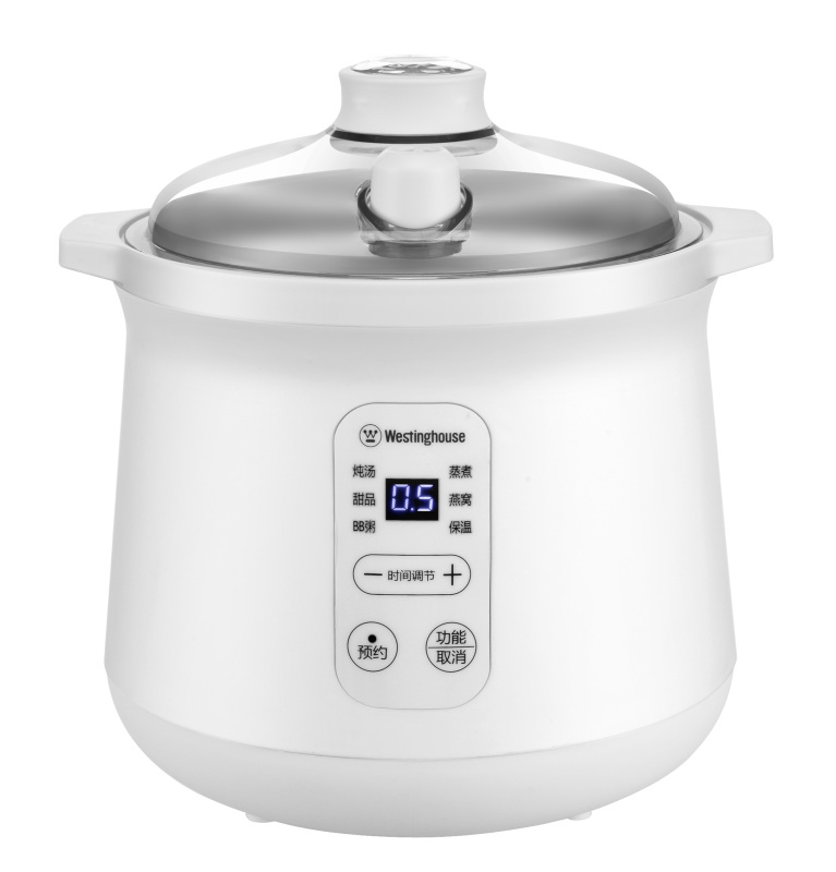 西屋(Westinghouse)隔水精炖 智能菜单 24H预约 电小型隔水电炖盅 WDZ-121!