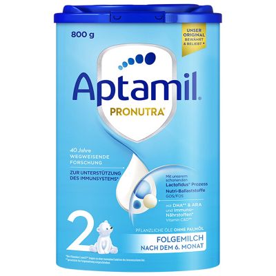 Aptamil德国原装进口爱他美经典版2段6-10个月婴幼儿配方奶粉800g