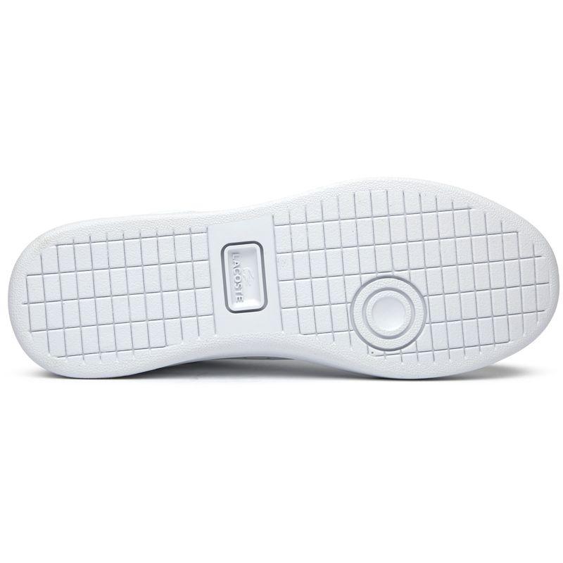 Lacoste女士小白鞋百搭休闲鞋真皮板鞋舒适运动鞋潮鞋金属细节硫高清大图