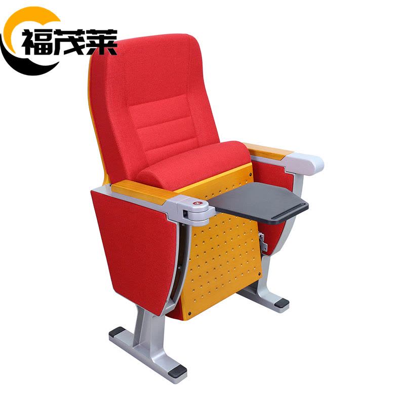 福茂莱 礼堂椅 红色把图片