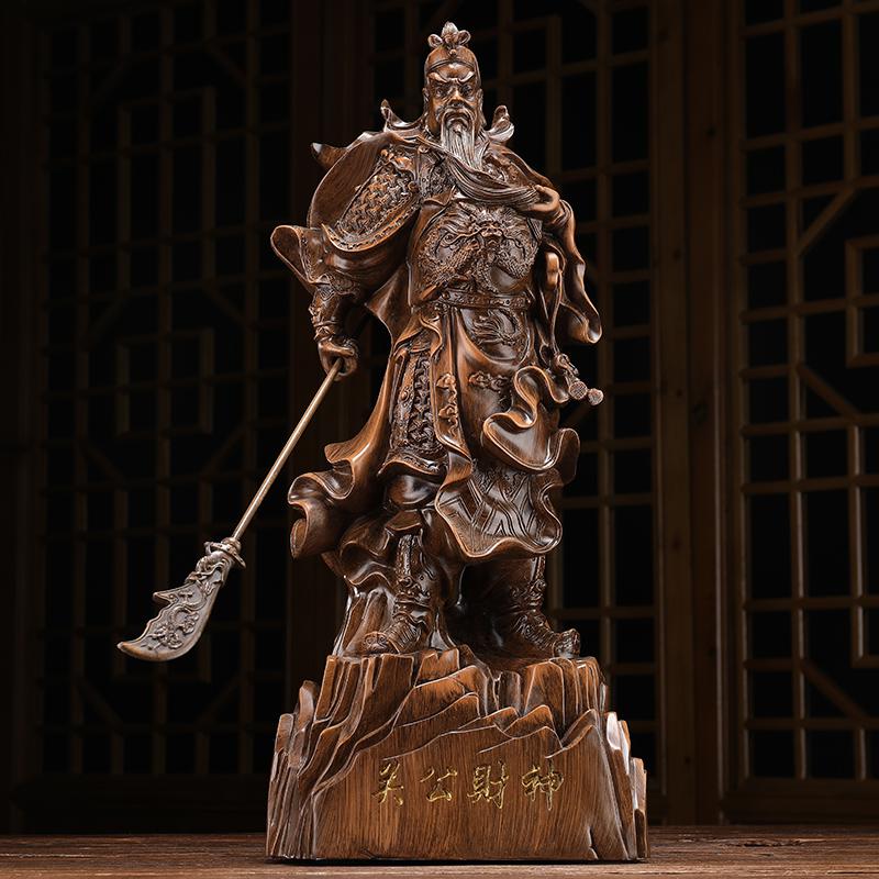 美帮汇骑龙关公像供奉神像摆件关二爷爷佛像武关羽像高清大图