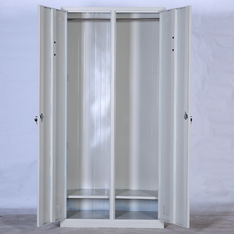 东业家具 办公文件柜二门钢制更衣柜 铁皮柜DY-01G (850*420*1800)个高清大图