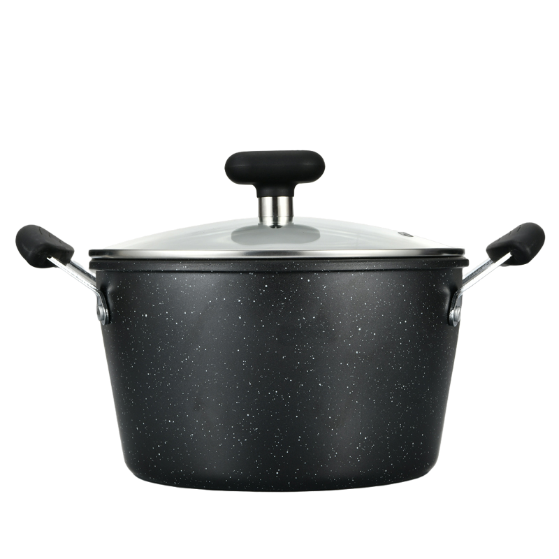 IBF艾博菲 北斗星麦饭石锅具 三件套 IBF-72027