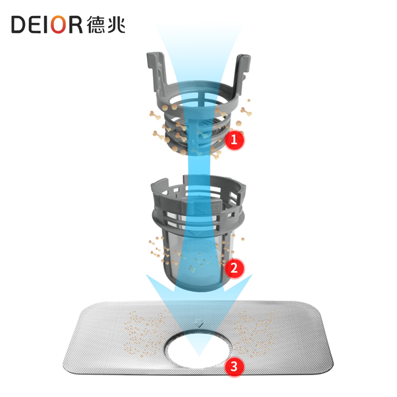 德兆WQP8智能洗碗机全自动家用嵌入式8套台式消毒碗柜除菌刷碗机
