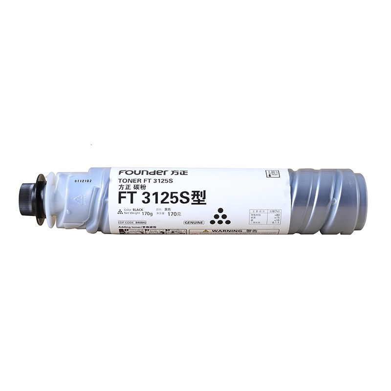 方正（Founder）FT3125S 6500页 适用于FR3125复合机 黑色原装墨粉盒高清大图