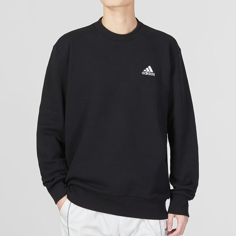 阿迪达斯 (adidas)男装2023新款M SL FT SWT运动休闲时尚潮流卫衣 IC9329