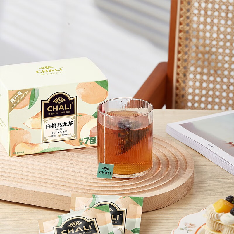 茶里CHALI 白桃乌龙茶盒装17.5g-线下(新版)国货独立包装袋泡茶高清大图