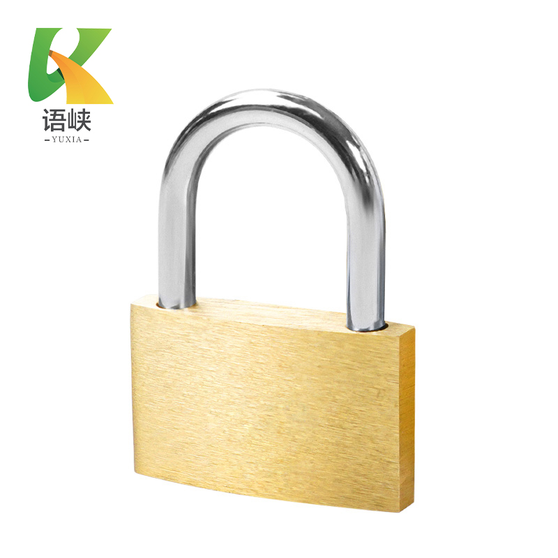 语峡铜挂锁30mm单开把高清大图