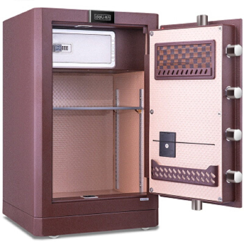 得力（deli） 33144 电子密码保险箱 3C认证 家用防盗保险柜办公 (高82cm)