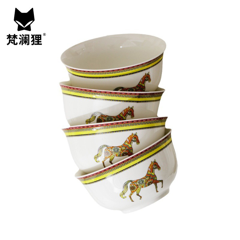 梵澜狸骨瓷餐具套装TA9 套高清大图