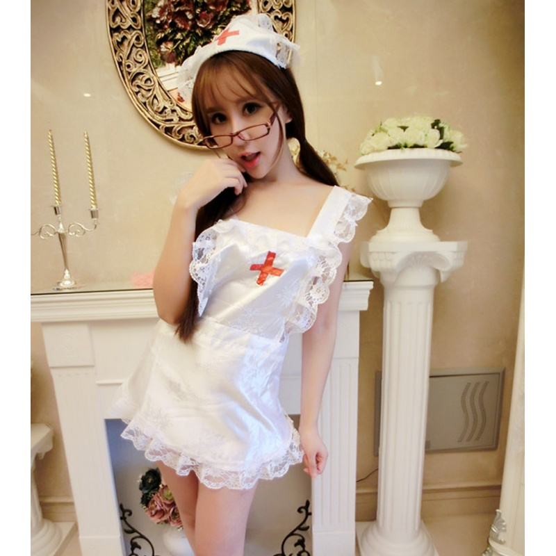 情趣内衣性感透明护士服清纯女佣制服可爱女仆系带激情套装短裙SM