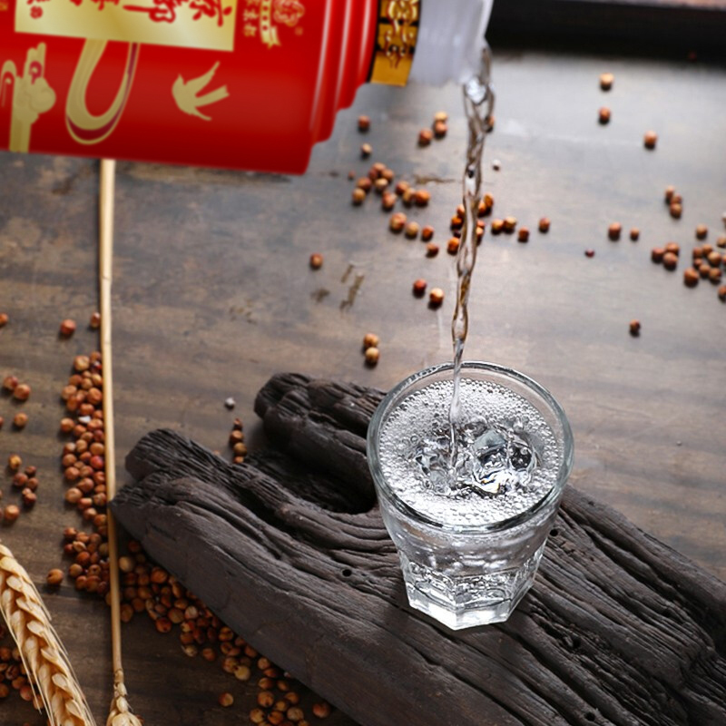 京都喜中缘52度清香白酒型固态发酵500ml二锅头