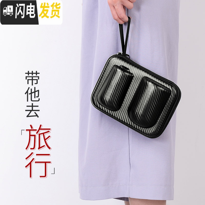 三维工匠紫砂旅行茶具便携式套装快客杯家用小号一壶三杯户外旅游车载泡茶 6黑陶高歌祥云快客杯(1壶2杯-旅行包装)