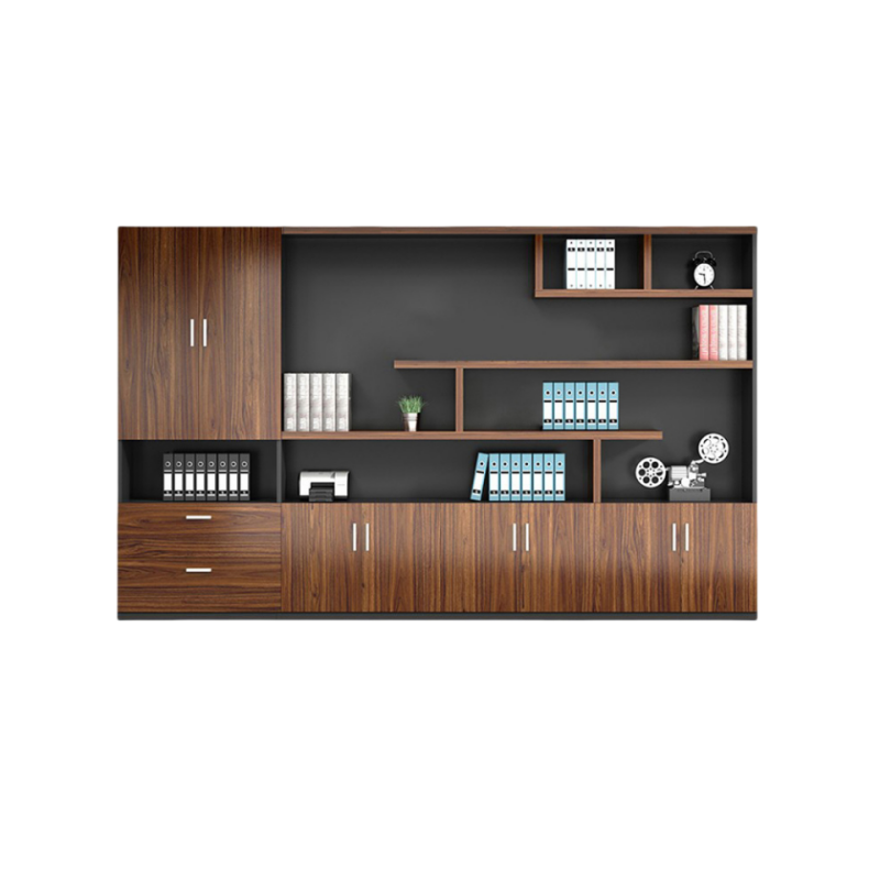 金佑莱矮柜文件柜木质书柜档案柜子(可定制)个(八门书柜)