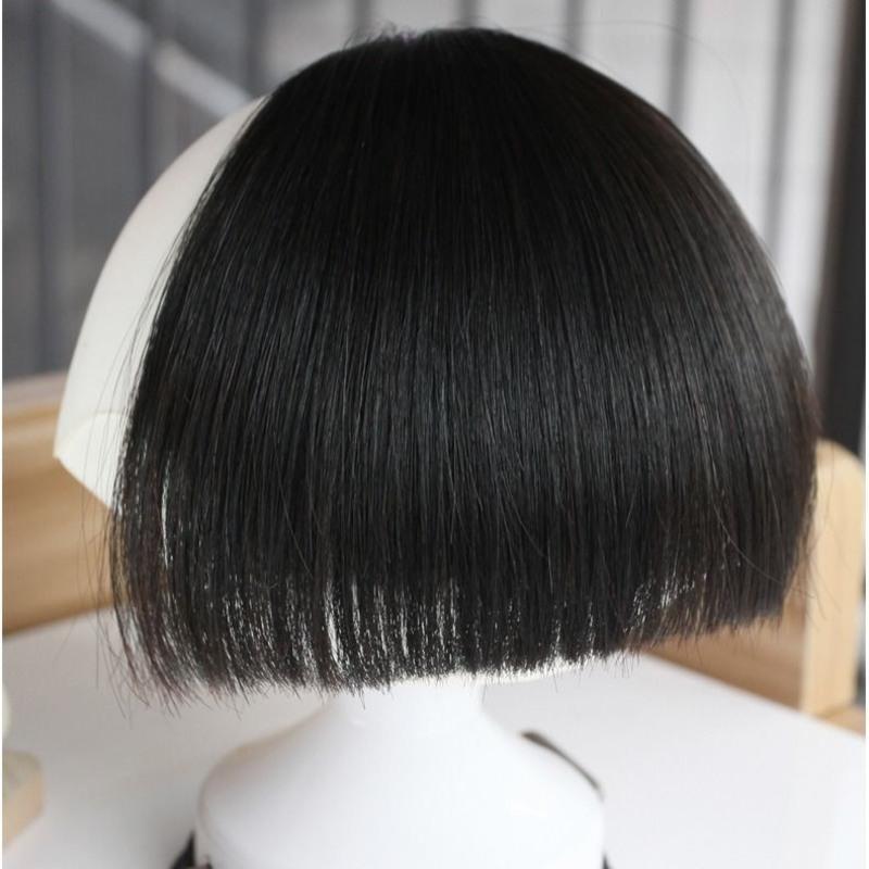 空气刘海假发片女自然逼真隐形无痕修脸齐刘海留流海假刘海头帘儿