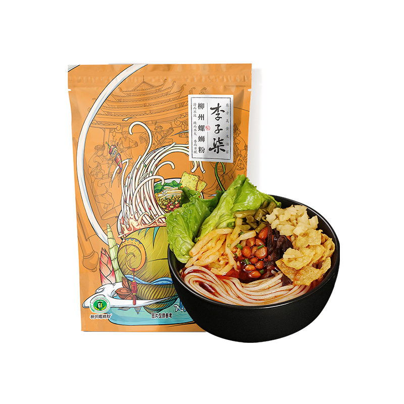 李子柒 柳州螺蛳粉 正宗广西特产螺丝粉酸辣米线方便速食袋装335g