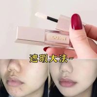 李佳琦推荐小金管遮瑕膏遮盖痘痘印黑眼圈斑点纹身疤痕防水粉底液 自然色遮瑕液