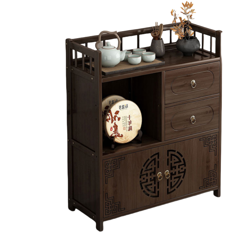 铭思达茶水柜三层双抽50cm个高清大图