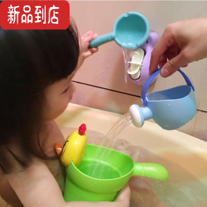 真智力儿童洗澡宝宝戏水玩具套装喷水壶花洒男孩女孩婴儿洗头杯水上沙滩