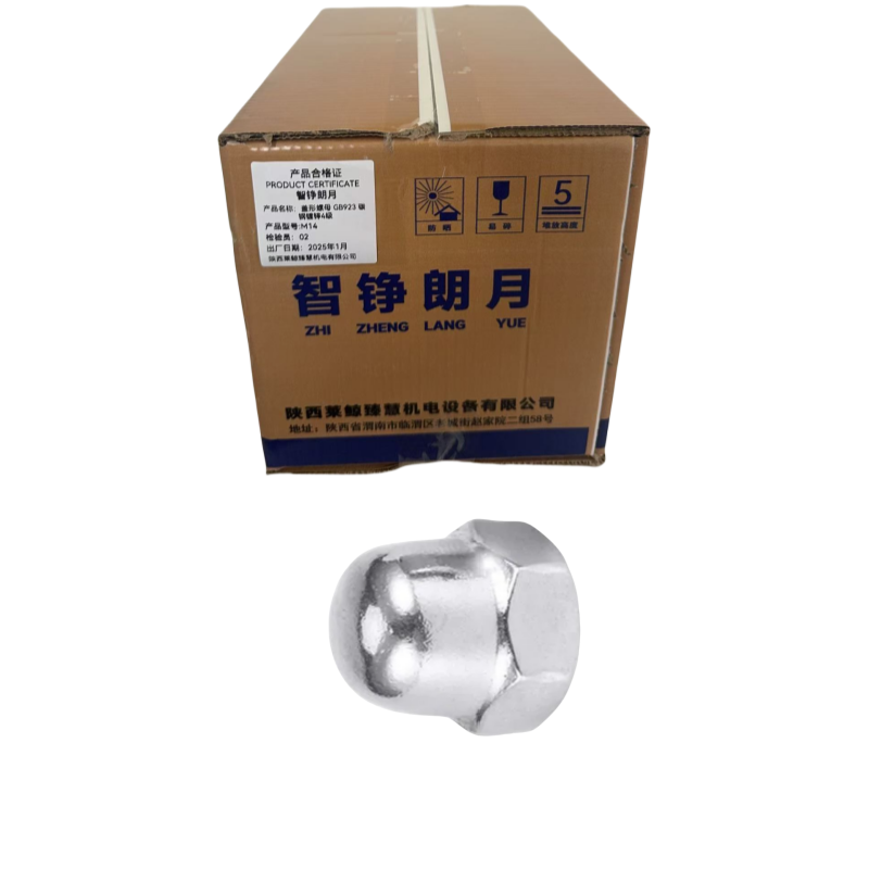 智铮朗月 盖形螺母 GB923 碳钢镀锌4级 M14 个高清大图