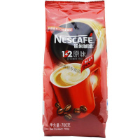 雀巢(Nestle)咖啡1+2原味速溶咖啡700g袋装三合一即溶咖啡粉