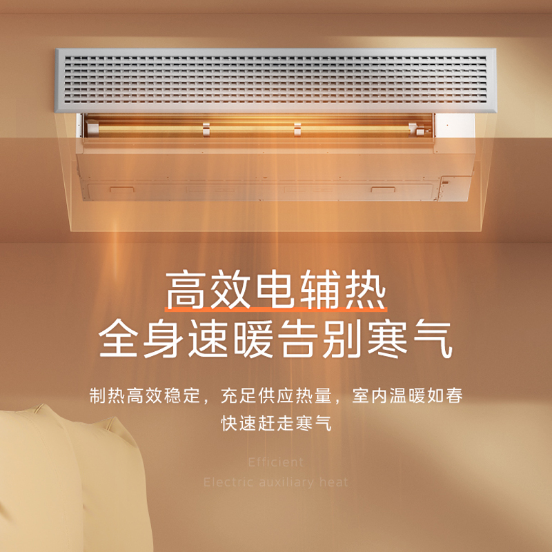 美的(Midea)智能家电2匹中央空调GC系列直流变频一拖一风管机KFR-51T2W/BDN8-GC(3)Ⅲ高清大图