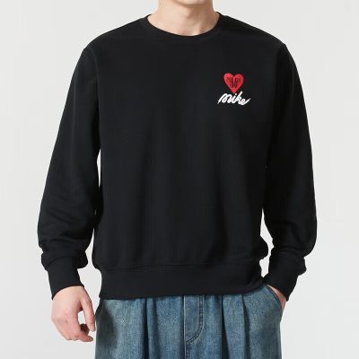 耐克(NIKE)男装 新款运动服健身训练潮流时尚休闲圆领卫衣套头衫IB8233-010 ZP IB8233-010/黑色 L