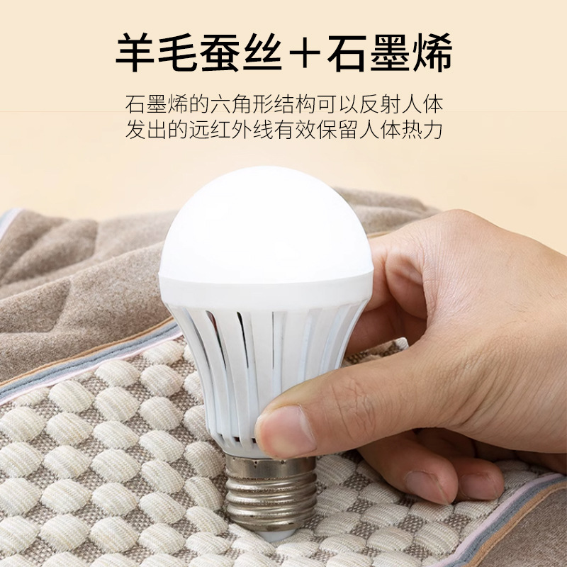 男士羊毛蚕丝保暖裤女高腰加绒加厚按摩绒护膝东北棉裤中老年情侣高清大图