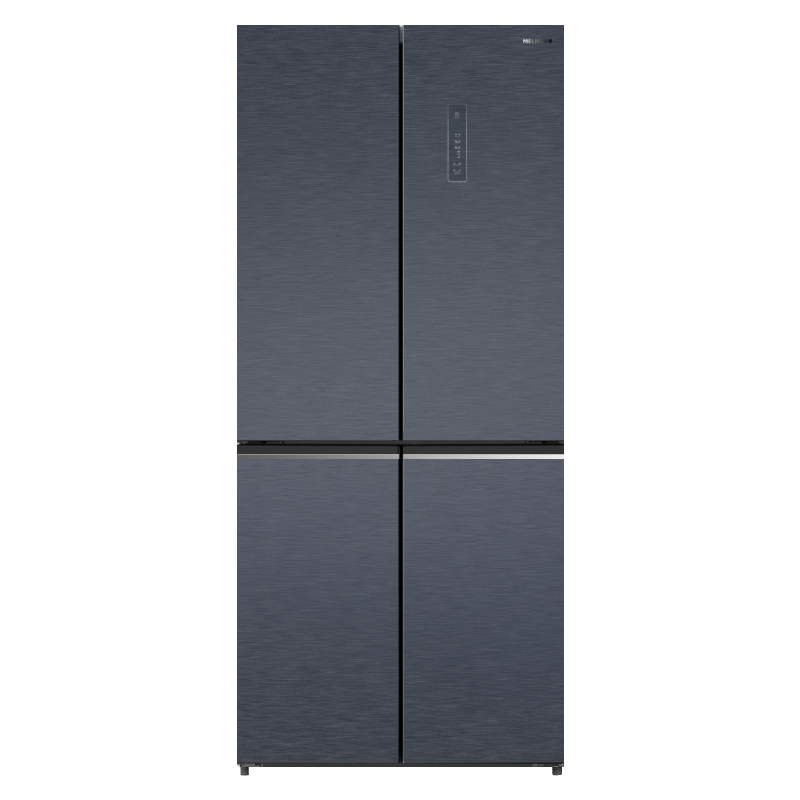美菱 BCD-600WUP9BT星釉蓝 对开门冰箱 600L 一级效能 十字对开门 MLS多普养鲜 零下32度深冷速冻