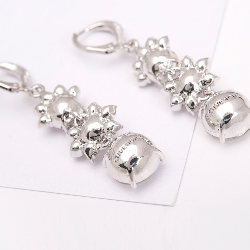 Givenchy/纪梵希 奢华花语系列仿水晶女士耳坠高清大图