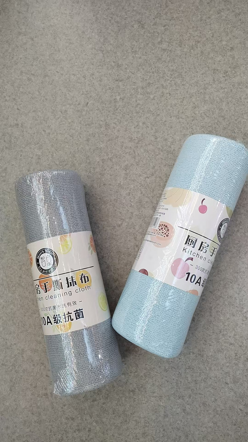 洁神抗菌厨房手撕抹布一卷装25*25