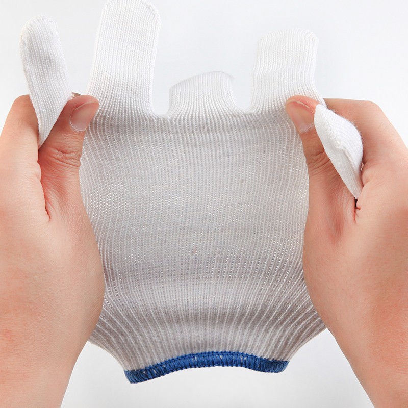 星宇(XINGYU)Y908劳保手套棉线手套纱线防滑耐磨透气工地 12付 均码高清大图