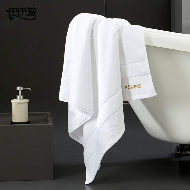 伊伊爱 YBH25214 瑞斯利恩 毛巾 白色高清大图