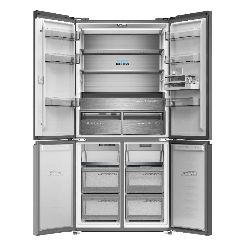 海信真空冰箱BCD-501V5CZGQA雅岚灰图片