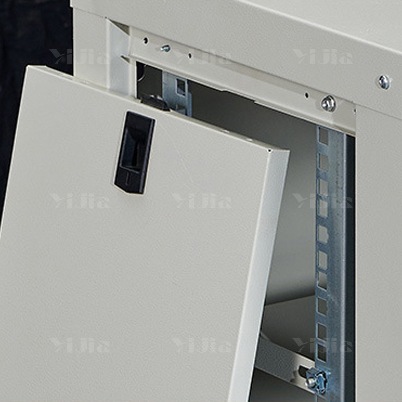 翌嘉 YJ5011641壁挂网络机柜网线理线柜 6u玻璃门白色高清大图