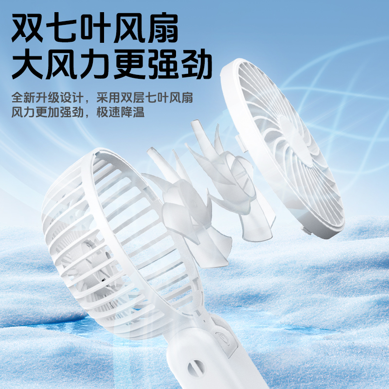 Auto Travel美旅户外折叠双叶风扇 AT-6602高清大图