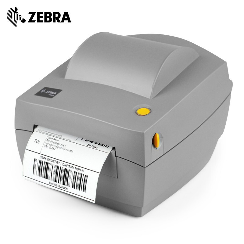 斑马(ZEBRA)ZP888标签机/条码打印机 条码标签打印机热敏不干胶快递电子面单打印机 ZP888热敏桌面打印机