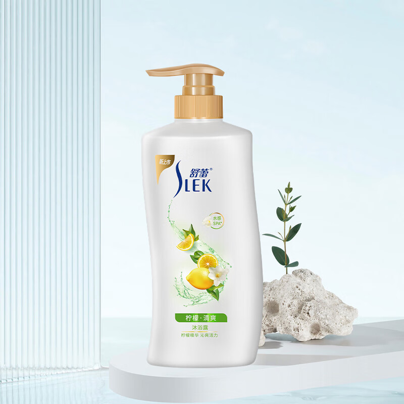 舒蕾(SLEK)柠檬清爽沐浴露650ml1瓶650ml高清大图