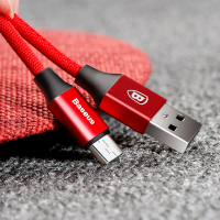 倍思(Baseus)艺纹安卓数据线 MICRO USB 2. 0快充适用 华为 三星 小米 OPPO 电源线等 1.5m