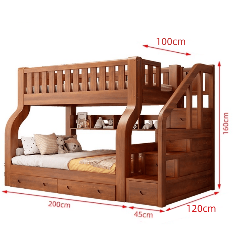 鑫木樽上下床+床垫200*120*160cm套高清大图