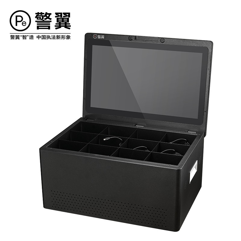 警翼采集工作站W7高速采集21.5寸超清触摸屏15口快速充电翻盖式4T存储 W7高清大图