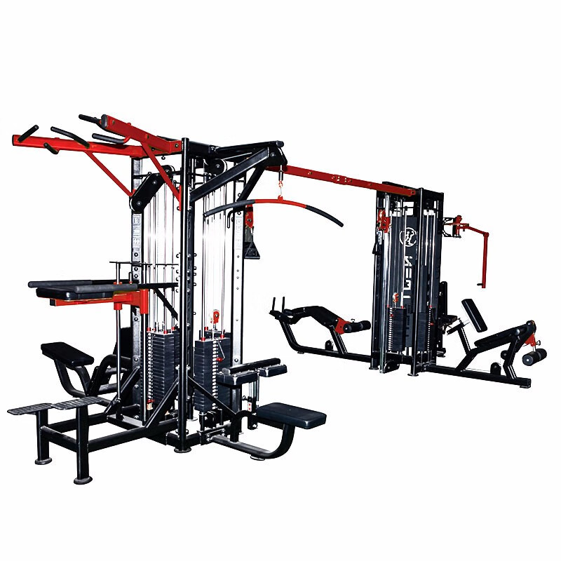 军霞(JUNXIA)JX-3050八人站综合训练器商用多功能健身房健身器材高清大图