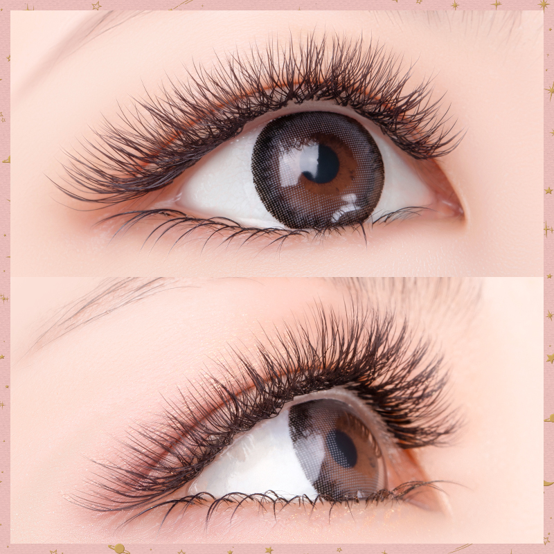 浓密款8mm007y型睫毛网状编织交叉款浓密山茶花潘多拉郁金香嫁接眼