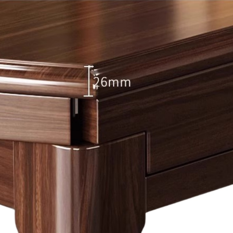 豫龙都折叠餐桌一桌六椅套高清大图