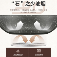 爱仕达麦饭石小奶锅不粘锅家用宝宝婴儿辅食锅热奶锅煮汤面泡面锅