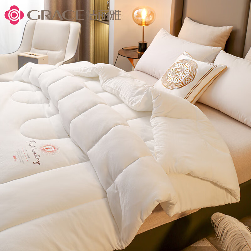 洁丽雅洁丽雅Grace速热锁温被JLY-YHD027高清大图